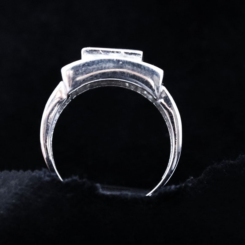 δαχτυλιδι λευκοχρυσο με πετρες ζιργκον