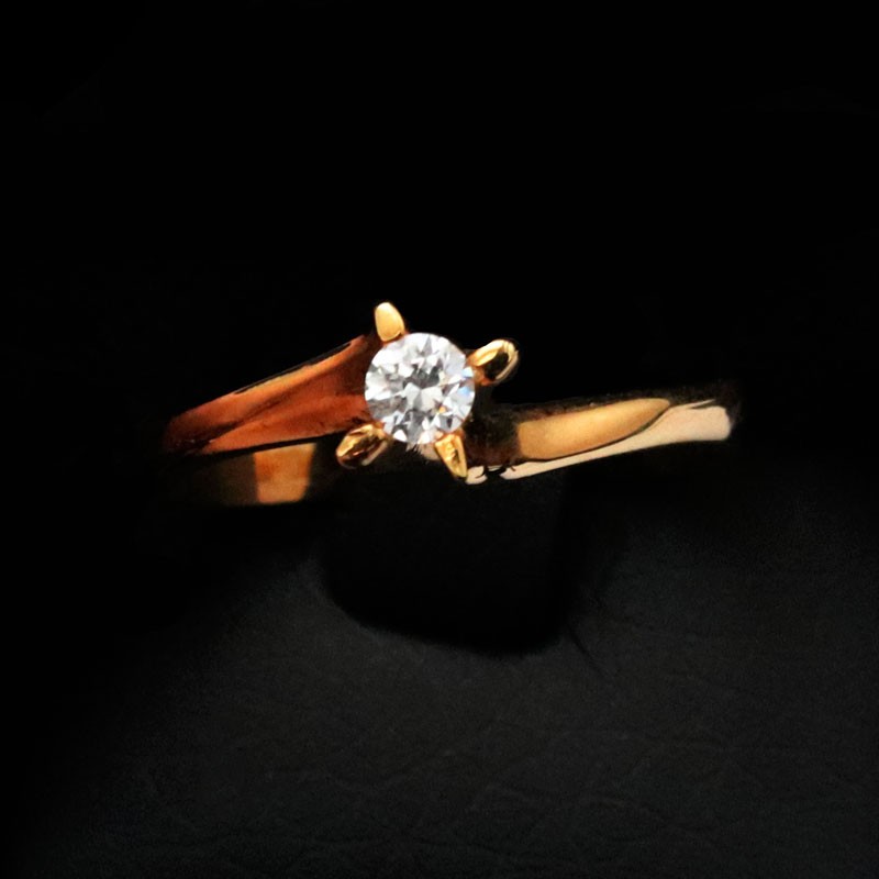 χρυσο μονοπετρο με πετρα ζιργκον