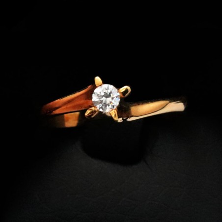 χρυσο μονοπετρο με πετρα ζιργκον