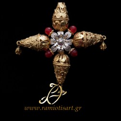 traditional jewel of Cyprus pectoral cross for women... 2