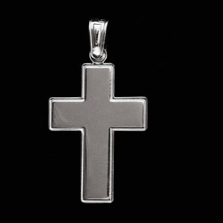 σταυρος λευκοχρυσος με πετρες ζιργκον