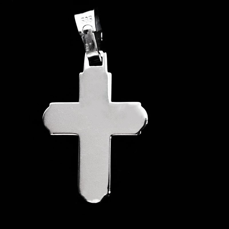 λευκοχρυσος σταυρος με ζιργκον