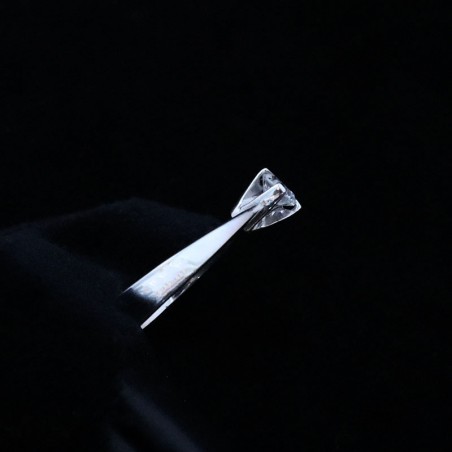 single stone ring with cubic zirconia stone