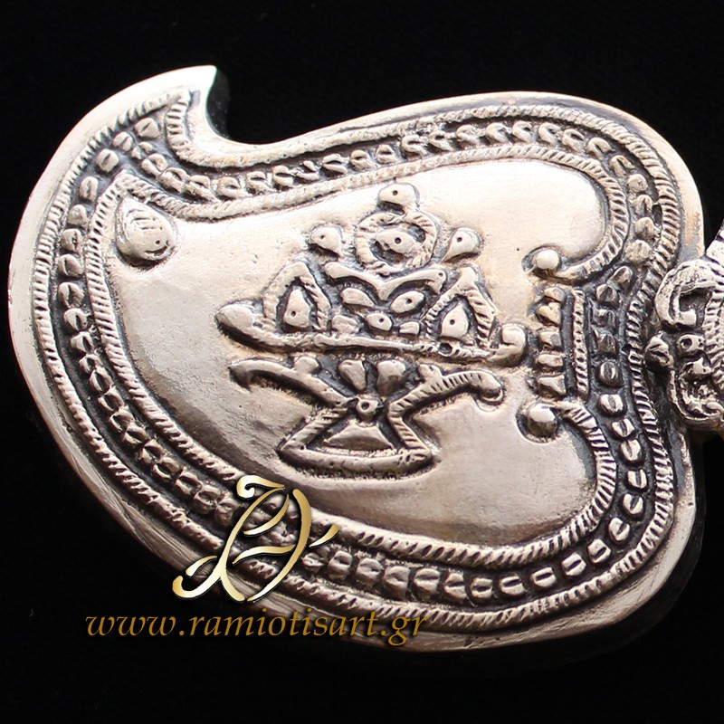 traditional silver buckle for belt