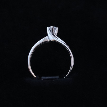 μονοπετρο λευκοχρυσο με πετρα ζιργκον