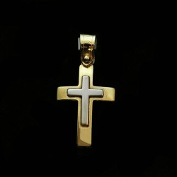 χρυσος σταυρος με λευκοχρυσο