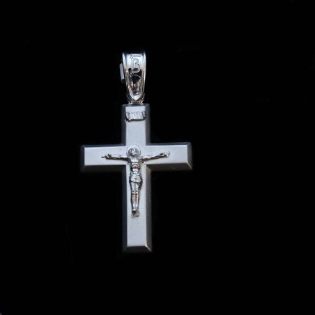λευκοχρυσος σταυρος με εσταυρωμενο