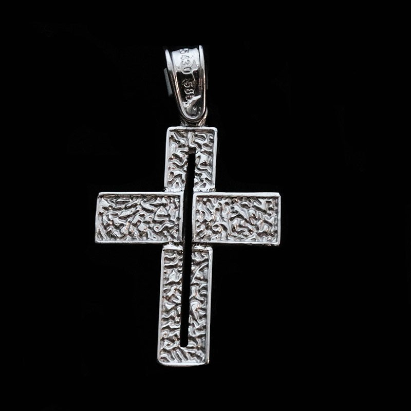 σταυρος λευκοχρυσος με ζιργκον