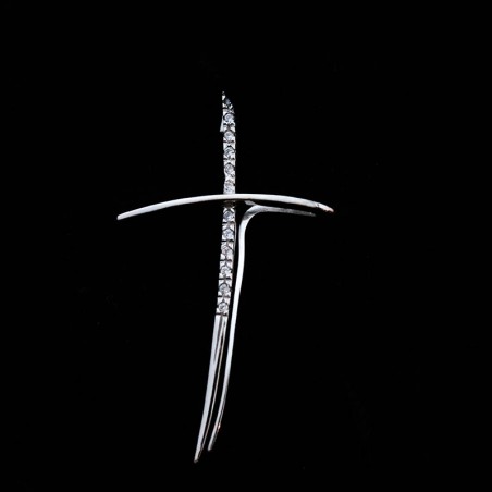 λευκοχρυσος σταυρος gavello με ζιργκον