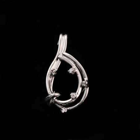pendant with zircon