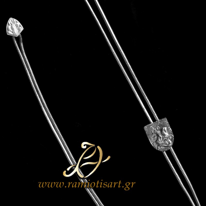 traditional pontic jewellery AiGiorgis mens jewel MATERIAL WHITE METAL NP YOUR BUDJET UP TO 50 EURO Color white metal np