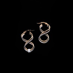 σκουλαρικια χρυσα με καμπυλες