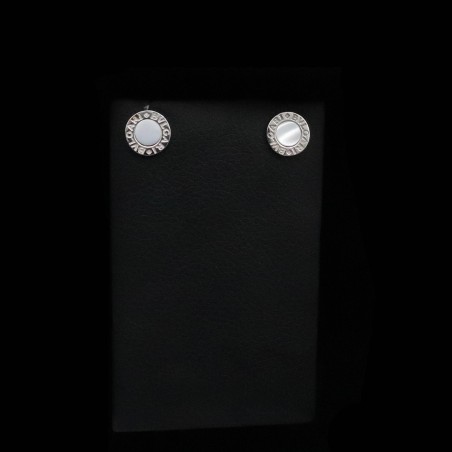 white gold earrings