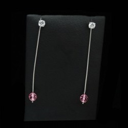 gold pendant earrings
