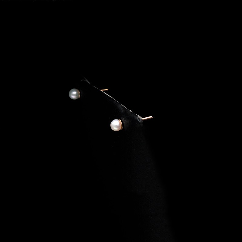 χρυσα σκουλαρικια με μαργαριταρι