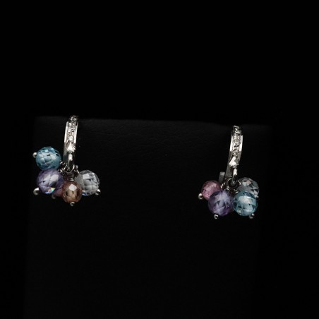 earrings with crystal