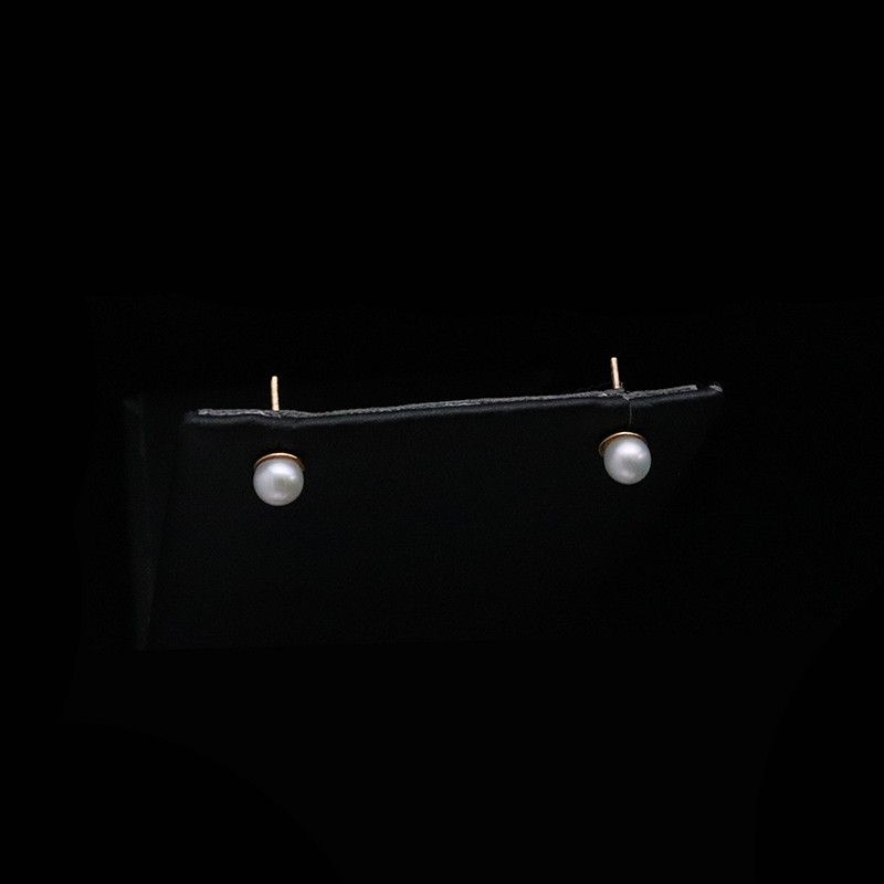 σκουλαρικια χρυσα με μαργαριταρι