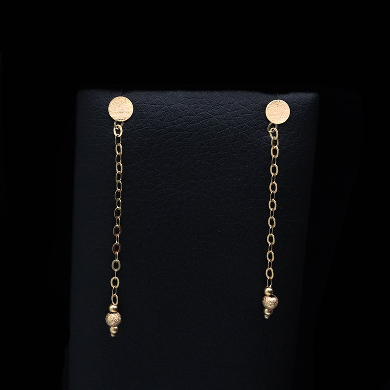 σκουλαρικια κρεμαστα χρυσα