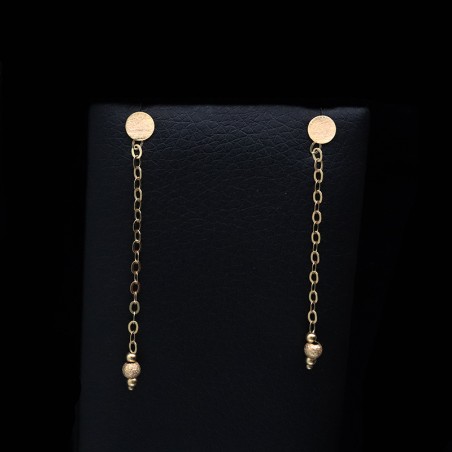 σκουλαρικια κρεμαστα χρυσα