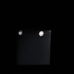 λευκοχρυσα σκουλαρικια με μαργαριταρι 2