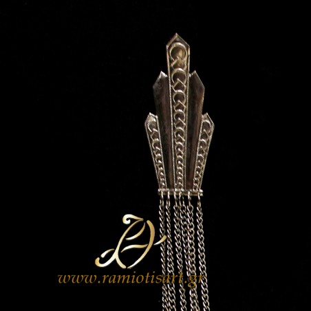 jewelry for fustanela dancers white metal