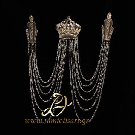 jewelry for fustanela dancers white metal