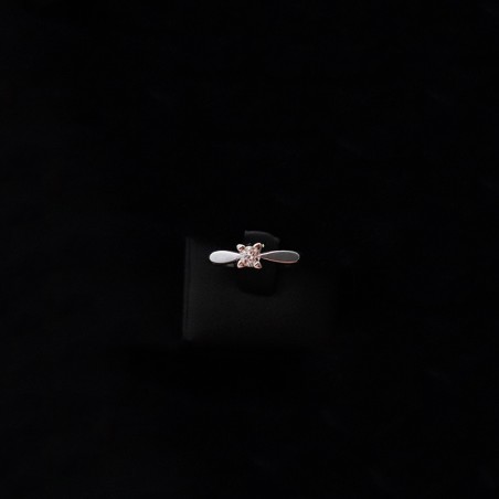 white gold monolith with zircon