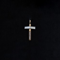 σταυρος επιχρυσωμενος με ζιργκον