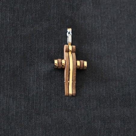 σταυρος ξυλινος επιχρυσωμενος