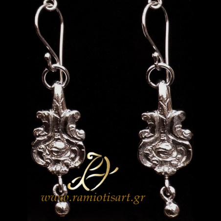 earrings ancient Greece anthourion design traditional Greek