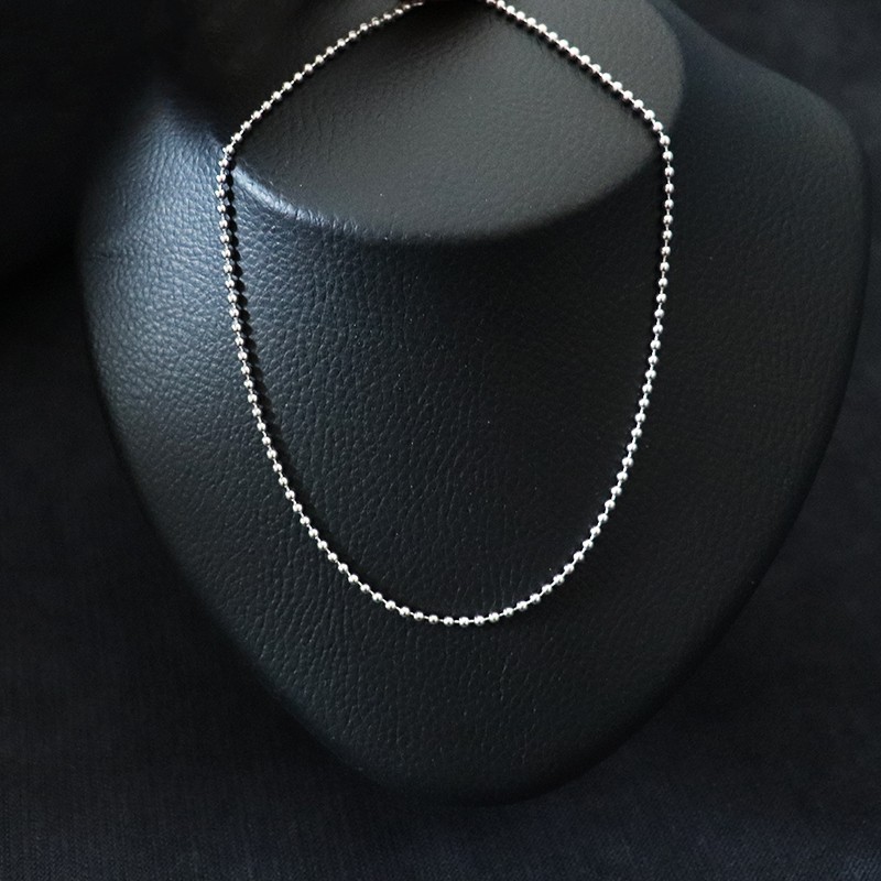 men's silver necklace