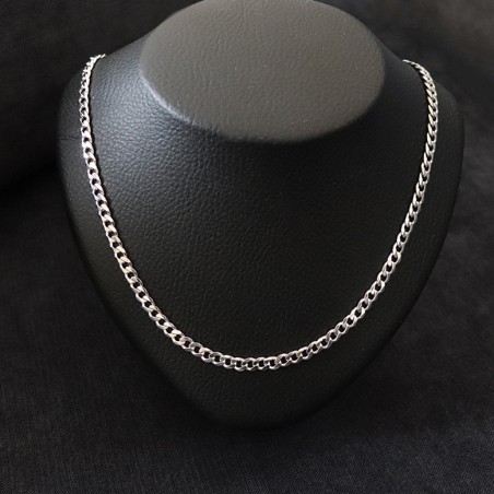 men's silver necklace