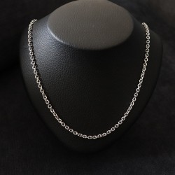 men's silver necklace