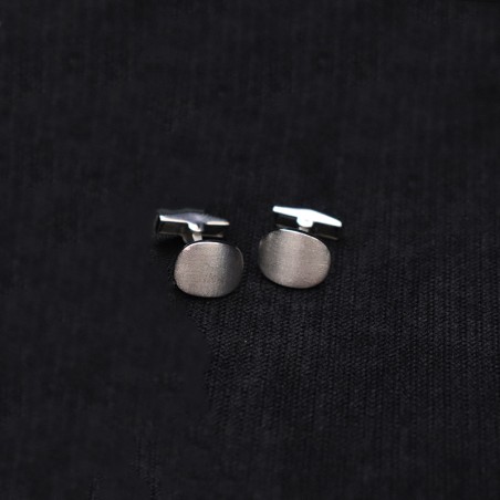 men's silver cufflinks