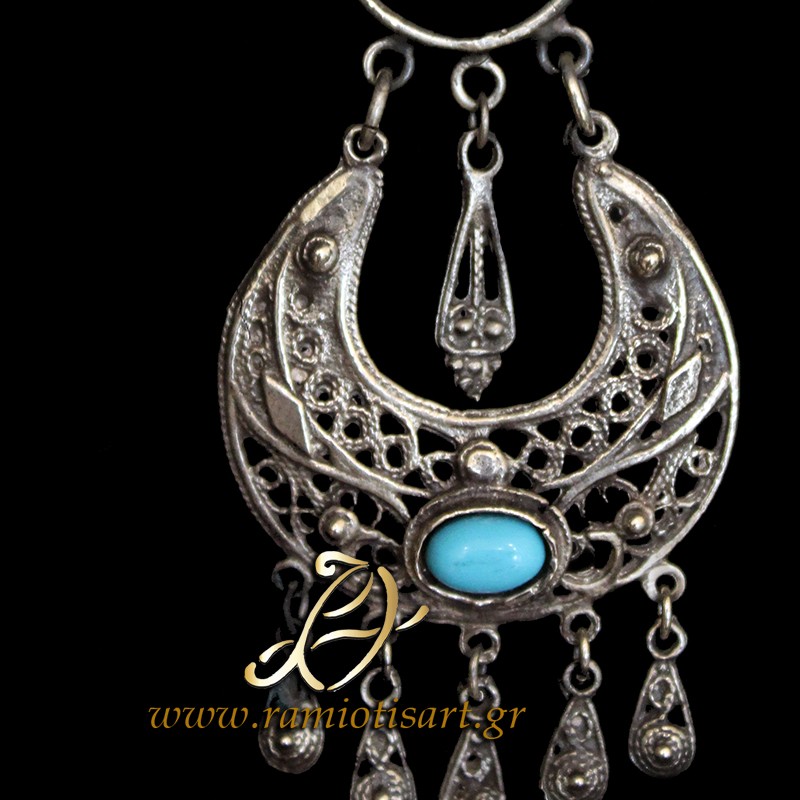 greek chandelier earrings filigree jannina art...
