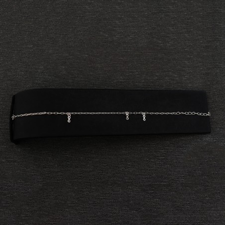 silver bracelet with the symbol of infinity