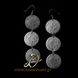 earrings with florins triple 2