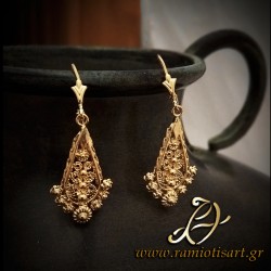 greek filigree earrings design from Euboean "giordani" jewel 2