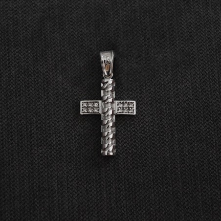 WHITE GOLD CROSS