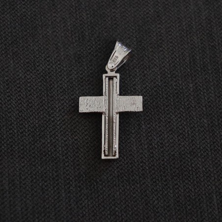 WHITE GOLD CROSS