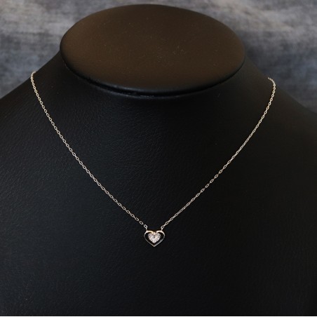 HANGING SILVER HEART