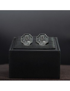 silver cufflinks