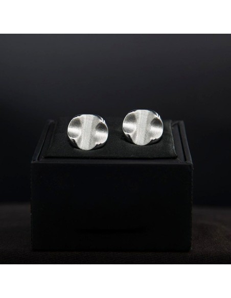 μανικετοκουμπα ασημενια