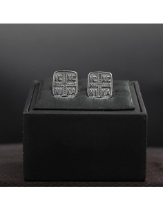 silver cufflinks