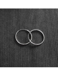 EARRINGS HINGES IN SILVER