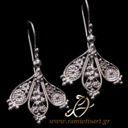 "butterfly" earrings filigree design from traditional...