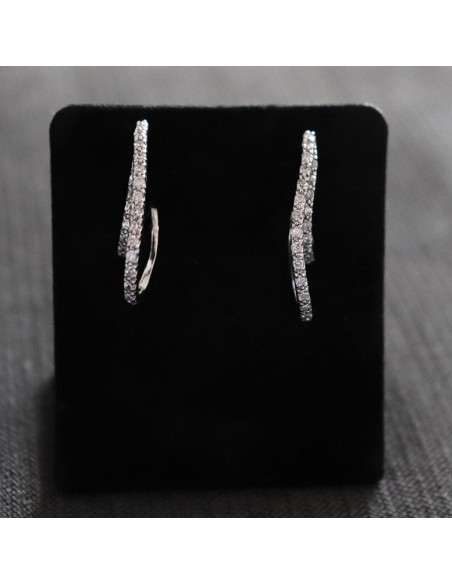 EARRINGS PENDANT IN SILVER