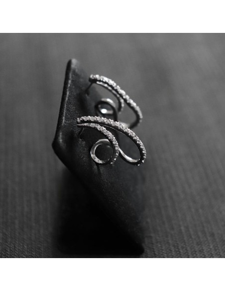 EARRINGS PENDANT IN SILVER