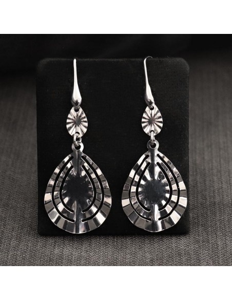 SILVER HANGING EARRINGS