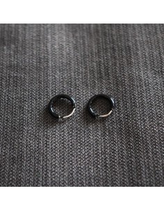 EARRINGS BLACK RINGS